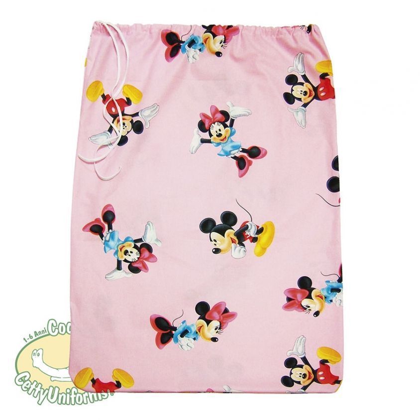 Sacco Asilo per sacco nanna, "Topolino e Minnie" su Rosa